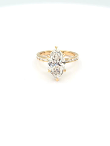 14K Gold Lab Grown Diamond Ring