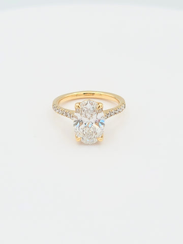 14K Gold Lab Grown Diamond Ring