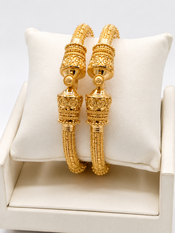 21K Dubai Bangles with Screw Lock
