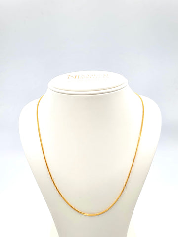 22K Gold Foxtail Chain