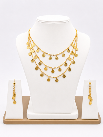 21k Lira Necklace Set
